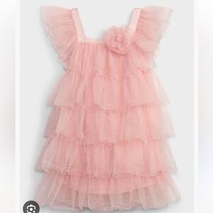 Love shack fancy X gap collab pink tulle dress
